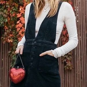 Free People Old School Love Jumper — Overall Skirt Jumper